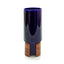 WARM Vase 21,5cm, Cobalt Blue, Walnut