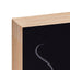 Rectangle Noteboard 50x10cm, Black