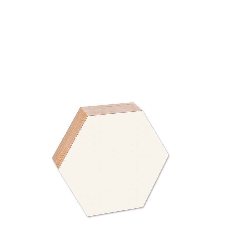 Hexagon Noteboard 26cm, White