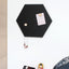 Hexagon Noteboard 52,5cm, Black