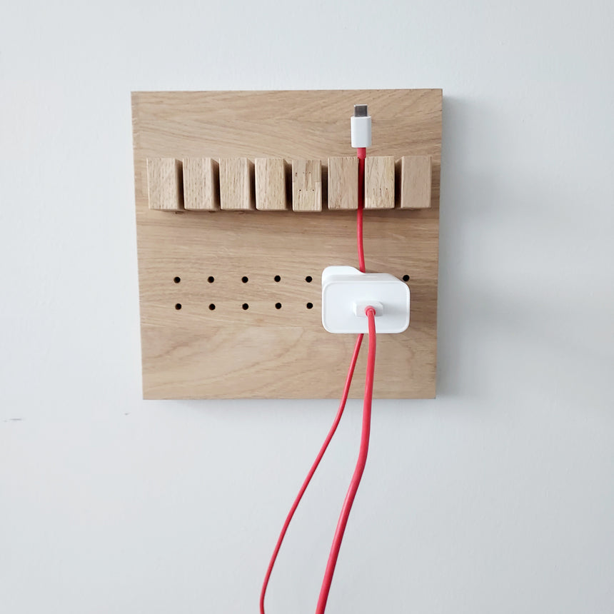 The Nordic Solution for Organizing USB cables and Phone Chargers