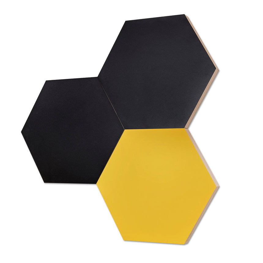 Hexagon Noteboard 41,5cm, Grey
