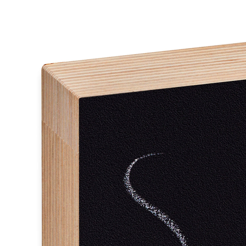 Rectangle Noteboard 50x10cm, Black