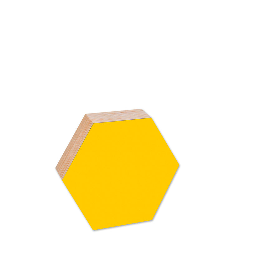 Hexagon Noteboard 26cm, Yellow