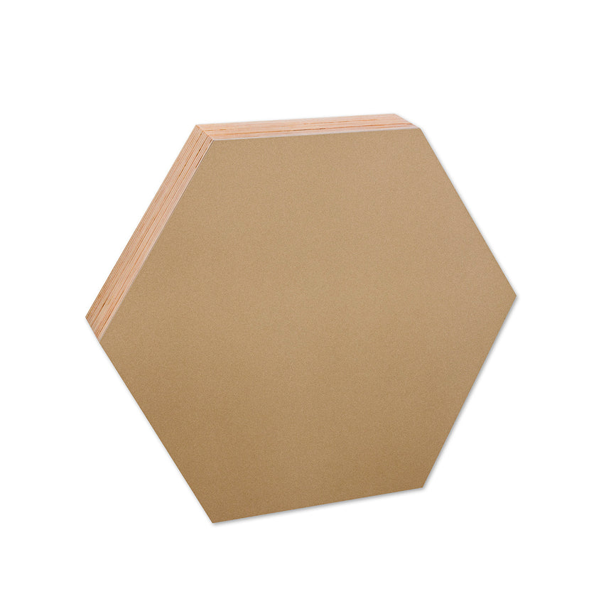 Hexagon Noteboard 41,5cm, Gold
