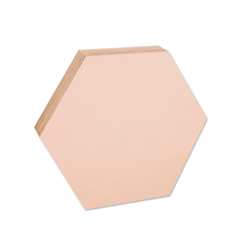 Hexagon Noteboard 41,5cm, Powder