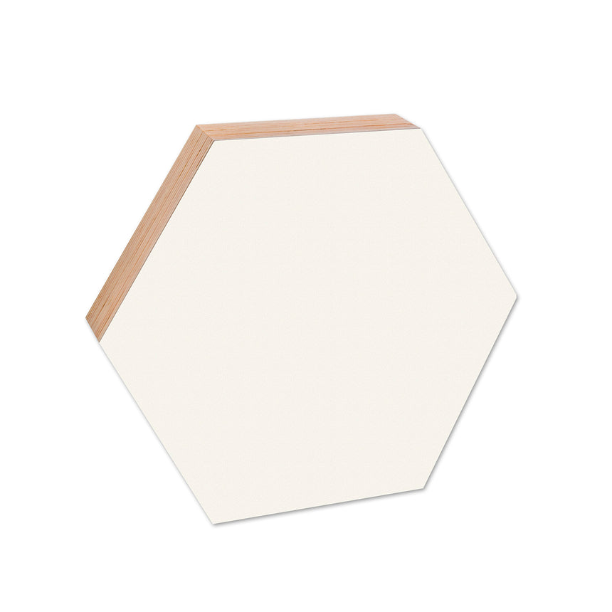 Hexagon Noteboard 41,5cm, White