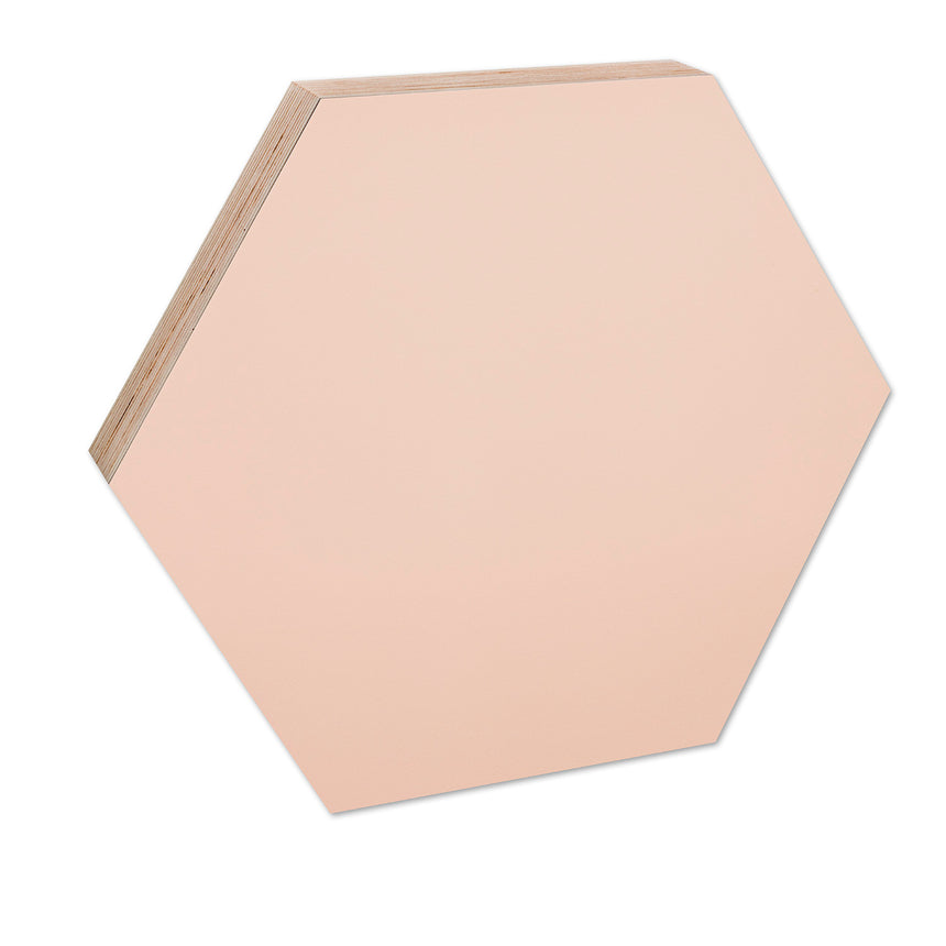Hexagon Noteboard 52,5cm, Powder