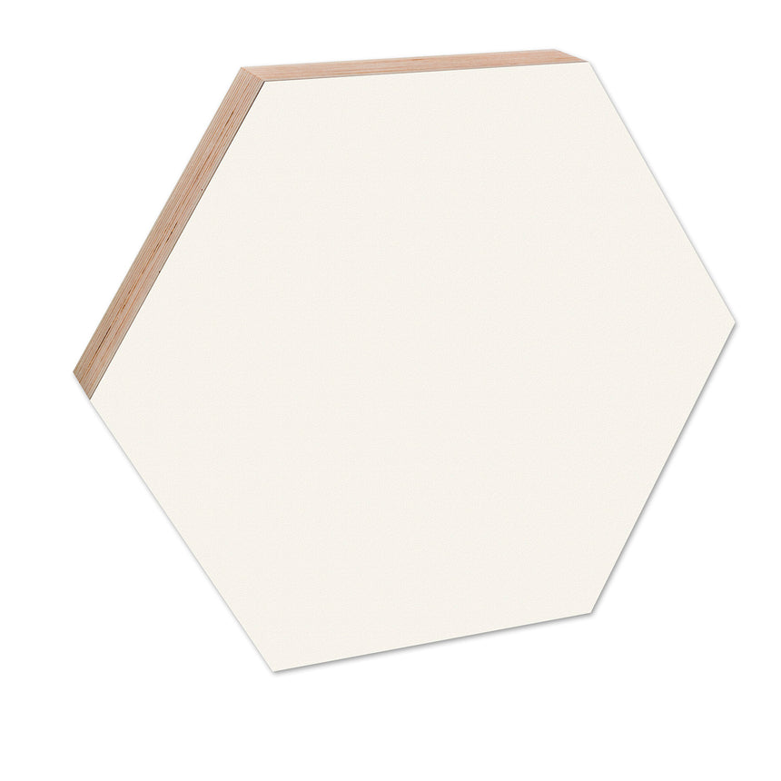 Hexagon Noteboard 52,5cm, White
