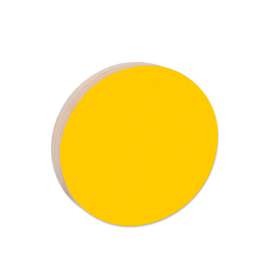 Circle Noteboard 40cm, Yellow