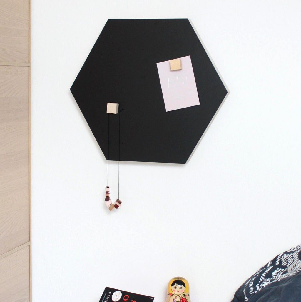 Paper Noteboards Hexagon Noteboard 52,5cm, Grey – Tonfisk Design