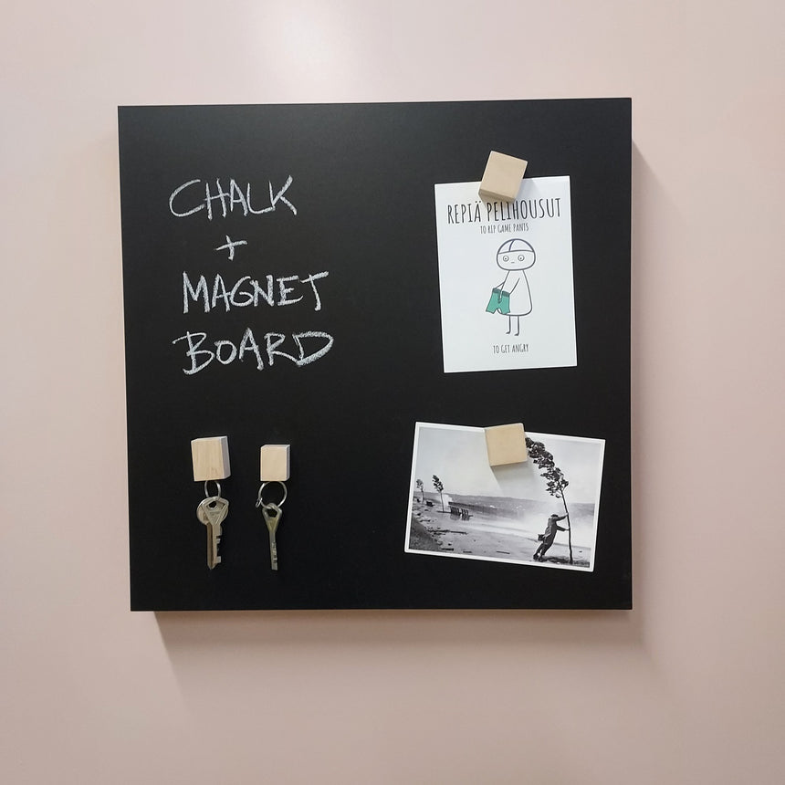Square Noteboard 40x40cm, Black – Tonfisk Design