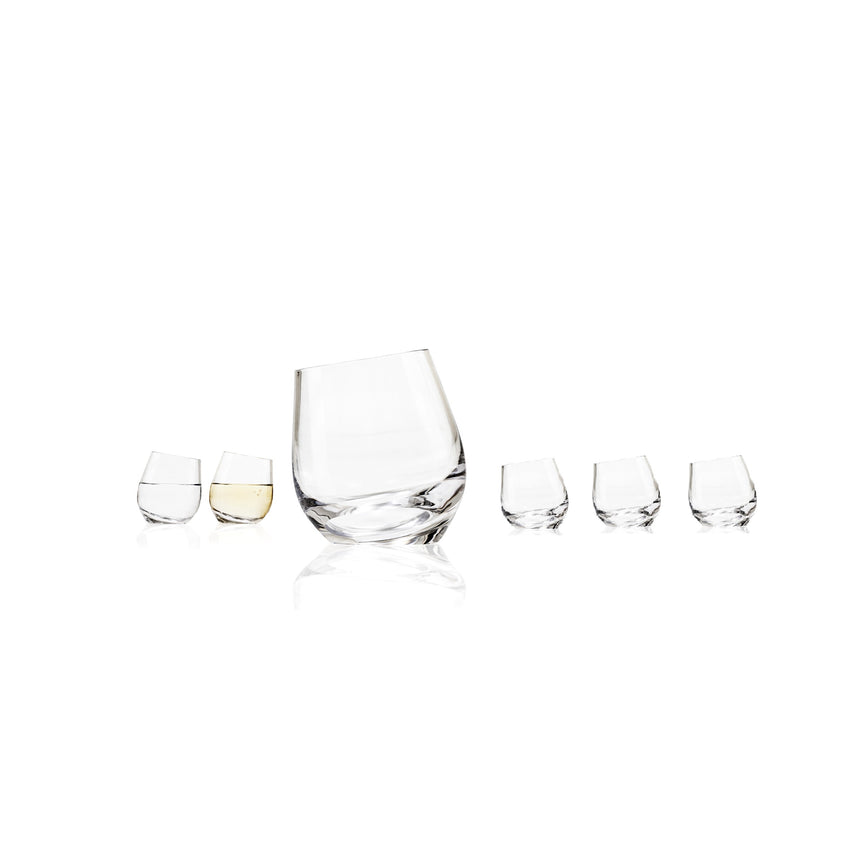 SHADOW White Wine Glasses Set of 6
