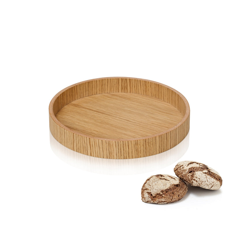 REUNA wood serving tray, 28cm round